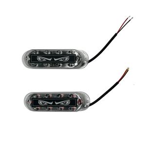 Luz Estroboscópica LED Cableada de 12-80V, Alta Potencia, Lente con Diodos, Luz Intermitente de Advertencia para Tráfico - Product Image 1
