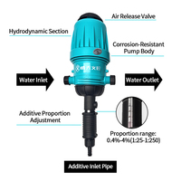 Doseur de Fertigation Hydroponique Durable Distributeur automatique de pompe d'injecteur en plastique pour outil chimique de nettoyage de voiture de lavage de voiture
