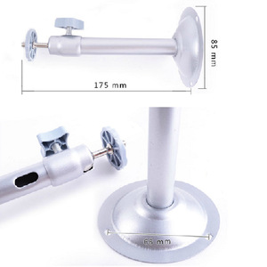 Support de caméra de surveillance, longueur 175 mm, hauteur 85 mm, support de montage réglable pour utilisation en sécurité intérieure - Product Image 1