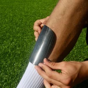 Espinilleras Transpirables de EVA - Impresión por Sublimación Térmica Personalizada para Correr y Fútbol |   Protección de Rodilla a Pantorrilla |   Acolchado de Gel Antideslizante - Product Image 5