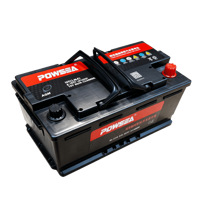 Batterie de voiture 12V de haute qualité, Stop-Start, 6-QTF-60/H5(LN2) AGM 630CC, garantie 12 mois, vente directe d'usine POWSEA, état neuf