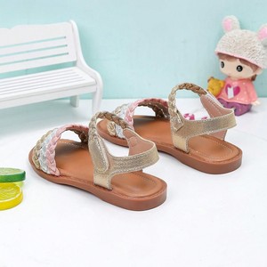 Sandalias Tejidas Planas, Transpirables y Elegantes para Niñas Pequeñas, Ideales para Uso Diario, Playa y Actividades al Aire Libre - Product Image 4