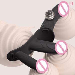 Dildo en silicone à porter sous un pantalon en cuir, pour lesbiennes, sexy, épais, produits d'hygiène intime féminine - Product Image 3