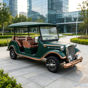Vehículo Eléctrico Turístico Vintage para Paseos Panorámicos, Carro Clásico Retro para Transporte de Pasajeros en Rutas Históricas y Turismo Cultural - Product Image 1
