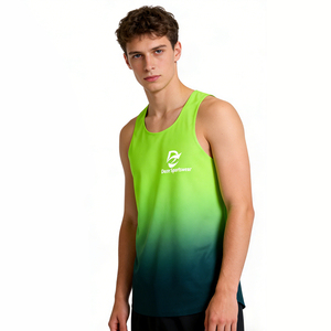 <span class=keywords><strong>Camiseta</strong></span> Deportiva <span class=keywords><strong>sin</strong></span> Costuras Unisex de Poliéster Transpirable de Secado Rápido con Diseño Degradado para Carreras de Montaña y Maratones, Venta al Por Mayor OEM - Product Image 4