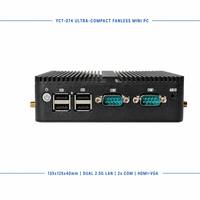 Computadora Industrial Integrada Sin Ventilador YCT J4125, 4x USB3.0, 2 Puertos COM, Bloque de Terminales, WiFi, 8GB RAM, 256GB Almacenamiento para Energía
