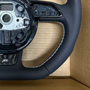 Accesorios para Automóviles Audi, Volante de Cuero para Q5, Q5L, A3, <span class=keywords><strong>A4</strong></span>, A5, Q3, A6, A7, R8, TT, S7, RS3, RS4, RS5, S3, S4, S5, S6 - Product Image 4