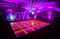 Yifa magnétique sans fil Led piste de danse 3D infini toucher Led piste de danse fête de mariage discothèque Disco