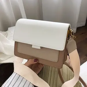 Großhandel Leder Umhängetaschen für Frauen Reise Handtasche Einfache Schulter Einfache Tasche Damen Umhängetasche