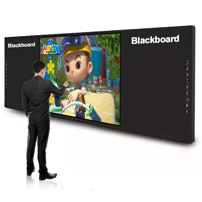 86 Inch Onderwijs Apparatuur Klaslokaal 20-Punten E-Schoolbord Interactief Digitaal Nano Touchscreen Smart Blackboard