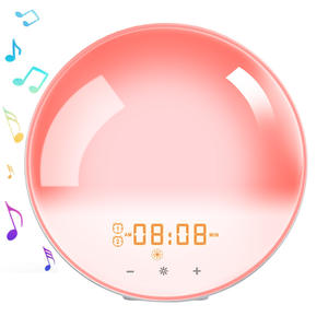 Reloj Despertador con Luz LED Regulable, Radio FM <span class=keywords><strong>y</strong></span> Ayuda para Dormir, Venta al Por Mayor de Fábrica, para el Dormitorio - Product Image 2