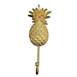 Pineapple Shape Heavy Duty Vintage Zinc Alloy Bathroom Bedroom Coat Hook <b>Wall</b> Hanger for Hanging <b>Towel</b> Coat Keys Hat - Product Image 1