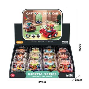 ITTL Little Gear Truck Toy Vehicle Car Custom Inertia Baby Small Pullback Road Car Toy - Product Image 3