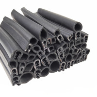 Échantillon gratuit de profil de joint en caoutchouc EPDM en forme de U pour bordure de porte de voiture, extrusion de caoutchouc