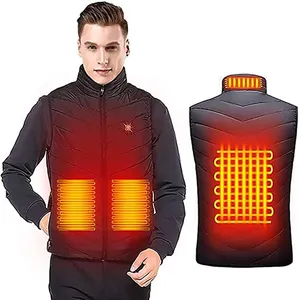 Custom jacket for men windbreaker battery heated jacket vest rechargeable heated vest hunting heated vest