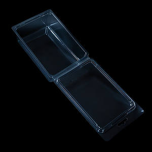 Accepter une taille personnalisée de haute qualité gaufrage logo transparent PET recyclé emballage blister à <span class=keywords><strong>clapet</strong></span> - Product Image 4