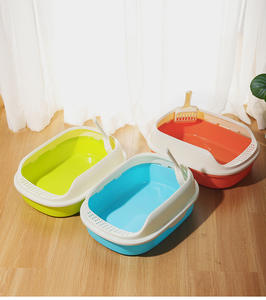 Vente chaude fournitures <span class=keywords><strong>pour</strong></span> animaux de compagnie spray preuve chat litière boîte avec <span class=keywords><strong>marchepied</strong></span> chat <span class=keywords><strong>toilette</strong></span> en gros - Product Image 1