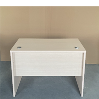Bureau d'ordinateur pour la maison avec armoire de rangement à 1-3 niveaux et tiroir, table de travail pour ordinateur portable en bois clair pour petit espace
