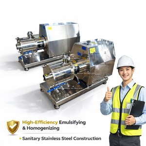 Mezclador de Alto Cizallamiento de 3 Etapas de Acero Inoxidable de 7.5Kw, Bomba de Emulsión Homogénea en Línea con Tolva para Procesamiento de Alimentos y Lácteos - Product Image 6