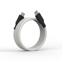 5.PD60W 100W Cable de carga de succión magnética Cargador Cable Usb magnético Carga rápida Usb Tipo C a C Cable Cargador magnético