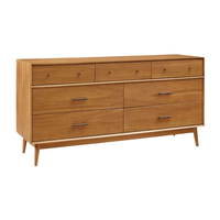 Commode en chêne massif de qualité professionnelle, meuble de rangement minimaliste pour chambre d'appartement, buffet multi-tiroirs, écologique et durable