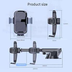 Support <span class=keywords><strong>de</strong></span> téléphone pour voiture 2026 – Accessoires électroniques haute résistance en gros – Support <span class=keywords><strong>de</strong></span> téléphone ABS pour voiture – Idéal pour les vacances - Product Image 3