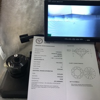 Certificat IGI 5.05CT F SI1 EX coupe en gros laboratoire créé diamant lâche HPHT CVD diamant cultivé en laboratoire pour bijoux