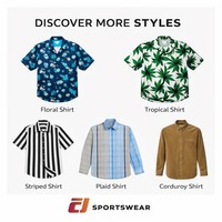 Kemeja Pantai Rayon Viscose Hawaii Desain Pola Kustom Pria, Kemeja Satin Sutra Cetak Seluruh Badan Kustom Musim Panas, Celana Renang Pria
