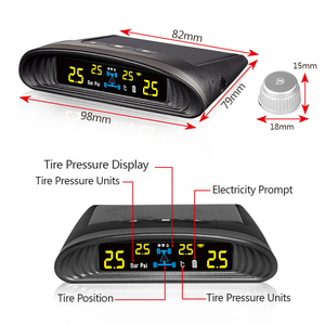 เครื่องมือตรวจสอบแรงดันลมยางรถระบบดิจิทัลสปาย433.92 MHz ระบบ TPMS คุณสมบัติการอ่านซ้ำของวัสดุ ABS - Product Image 2