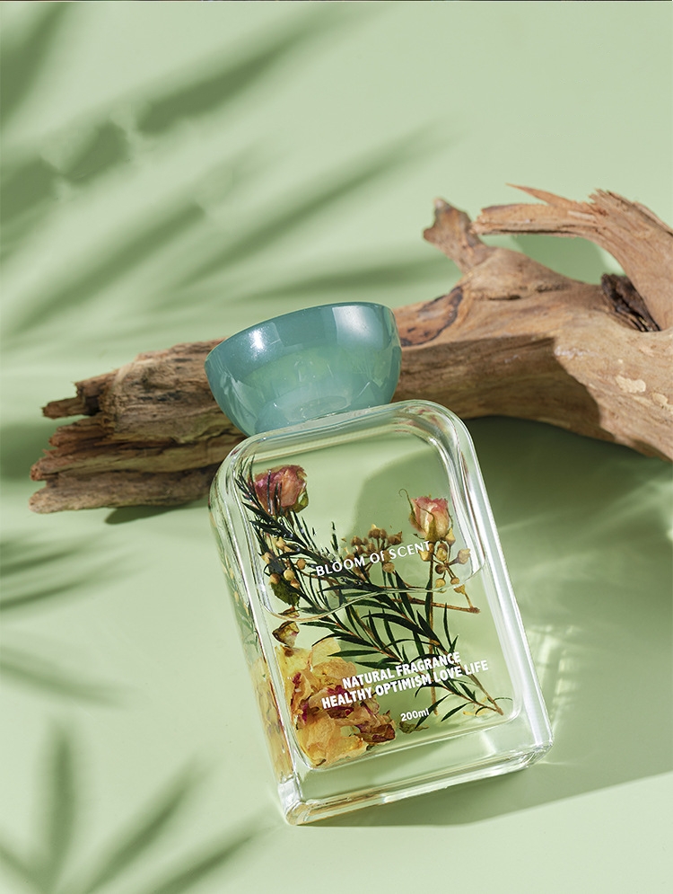 장미 꽃과 140대 밀리람베르트 정유 수지 덮개 세트 가방 신선한 방향 리드 확산기 2