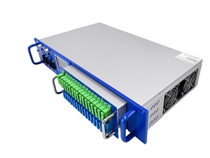Amplificador de Fibra Óptica FTTH EDFA 10G XGS-PON WDM EDFA 8/16/32/64 Puertos 1550nm 22dBM 23dBM con Doble <span class=keywords><strong>Entrada</strong></span> <span class=keywords><strong>2x1</strong></span> Interruptor Óptico - Product Image 2