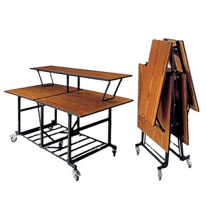 Wooden Restaurant Folding Commercial <strong>Buffet</strong> <strong>Tables</strong> XYM-M16-1 - Product Image 1