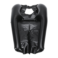 Cuenco Inflable Portátil de PVC para Lavar el Cabello, Embudo para Lavabo en Casa, para Personas Mayores en Cama, Uso en Salón