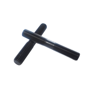 Pernos de Acero de Alta Calidad de 10.9 12.9 Clase 12mm 8mm ASTM 42CrMo, Pernos de Acero con Recubrimiento de Zinc Negro, Tornillos de Rosca de Dos Extremos - Product Image 1