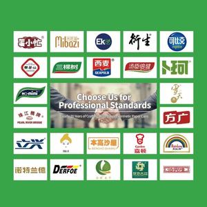 Emballage personnalisé en papier kraft <span class=keywords><strong>avec</strong></span> couvercle métallique pour céréales, flocons d'avoine, hermétique, qualité alimentaire, revêtement UV, gaufrage, lamination brillante - Product Image 4