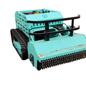 SDL Diesel <b>Remote</b> <b>Control</b> Crawler Lawn Mower <b>Robot</b> 80cm Cutting Width for Orchard Slope Grass Cutting - Product Image 1