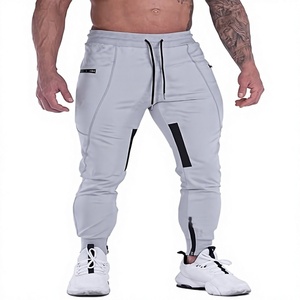 Men's Joggers Sweatpants 75% Cotton, 25% Polyester Slim Fit Workout Training <b>Thigh</b> Mesh Gym Jogger Pants with Zipper Pockets - Product Image 6