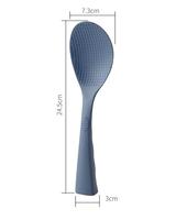 Cuillère à riz en silicone monobloc, résistante à la chaleur, antiadhésive, pour cuiseur à riz, avec support, pour la cuisine domestique