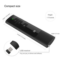 Stylo de présentation laser multimédia PPT, dispositif d'affichage électronique, bâton d'enseignement électronique, piles AA, télécommande, portée de 100 m