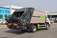 Camion compacteur de déchets Shacman 9m³ 4x2 pour la collecte des ordures municipales en Afrique