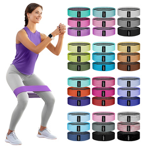 Banda Elástica de Resistencia de Tela Tejida para Levantar Glúteos, Anillo de Pilates, Yoga, Danza, Fortalecimiento del Core, Estiramiento, Múltiples Estilos Personalizables - Product Image 1