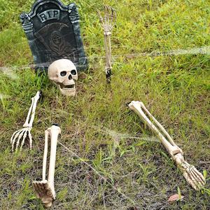 Inserción <span class=keywords><strong>de</strong></span> calavera y <span class=keywords><strong>esqueleto</strong></span> <span class=keywords><strong>de</strong></span> Halloween en el suelo para decoración <span class=keywords><strong>de</strong></span> fiestas - Product Image 4