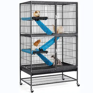 Gabbia per animali con gabbia per animali con piattaforma rimovibile per adulti