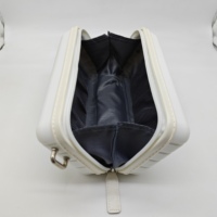 Étui de rangement pour maquillage en forme de valise, étanche, à fermeture éclair, mini-coque rigide, tendance, vente chaude, marque privée