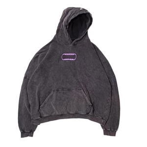 Sudaderas con Capucha Unisex de Algodón 100% Grueso con Estampado de Logotipo Personalizado, Estilo Urbano Holgado con Bolsillo para la Temporada de Otoño - Product Image 1