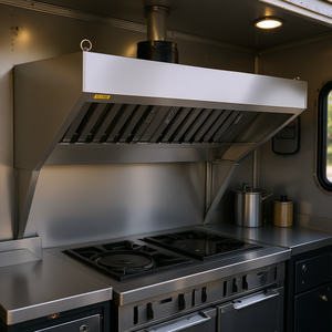 Campana Extractora Comercial Db Wholesale de 5 Pies, Acero Inoxidable 201, para Food Truck, con Diseño Desmontable - Product Image 2