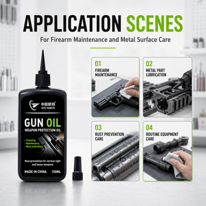 Achat en gros d'huile pour armes à feu directement de l'usine, huile synthétique pour armes à feu 3-en-1 CLP avec applicateur Needlegun multi-tailles - Product Image 3