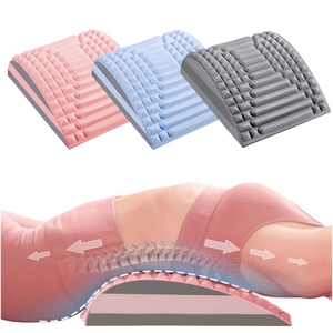 Dropshipping Products 2026 Back Stretcher <b>Pillow</b> Posture Corrector Lumbar Support Waist Neck Pain Relief Massager <b>Pillow</b> - Product Image 2