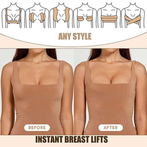 Nastro Adesivo per Sollevamento Seno, Nastro Push-up Traspirante Invisibile, Benda Elastica con Copricapezzoli, Accessori Intimi - Product Image 4