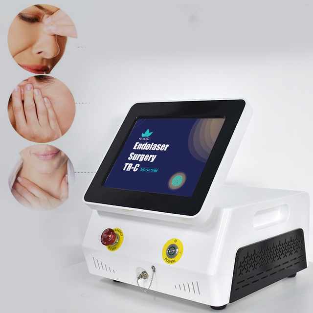 Professional Dual Wavelengths 980 nm 1470 nm Eyes Noses Throat Surgical Operation ENT Diode Laser Device
